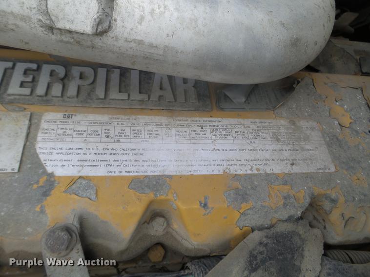 image for item DX9577 1992 Chevrolet Kodiak dump truck