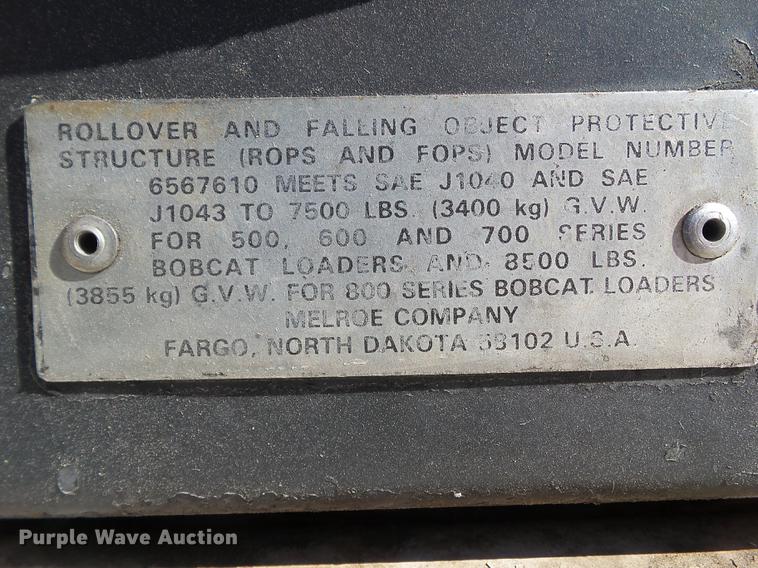 image for item DZ9461 1988 Bobcat 642B skid steer