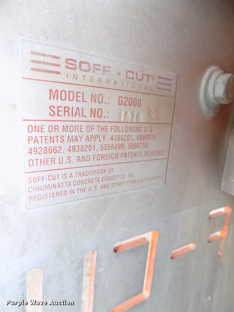 image for item DZ9591 Soff Cut G2000 concrete saw