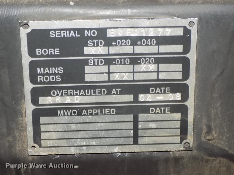 image for item DZ9597 Detroit Diesel 8V92 V8 turbo diesel engine