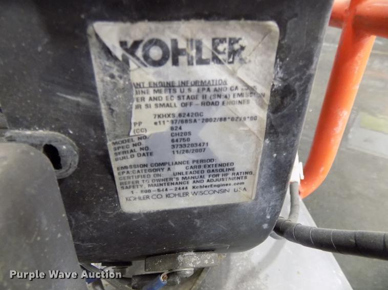 image for item DZ9607 2007 Husqvarna Soff-Cut X4000 prowler concrete saw