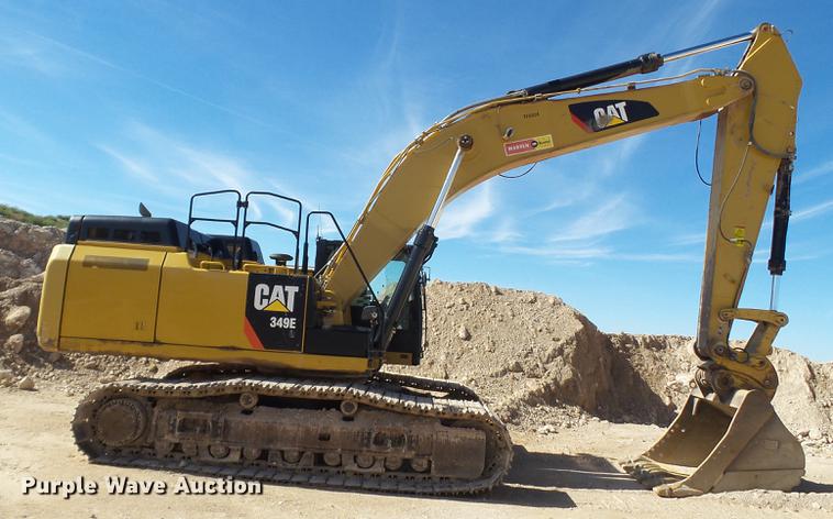 image for item EN9648 2014 Caterpillar 349E L excavator