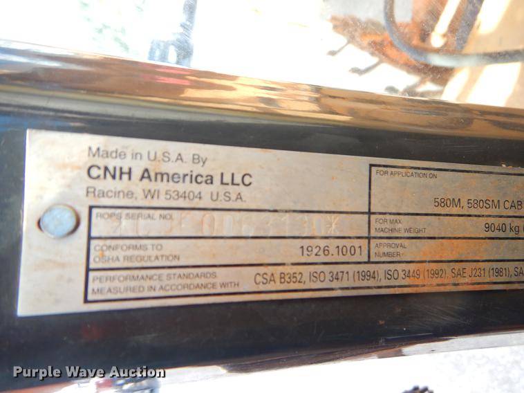 image for item EO9711 2005 Case 580M Series 2 backhoe