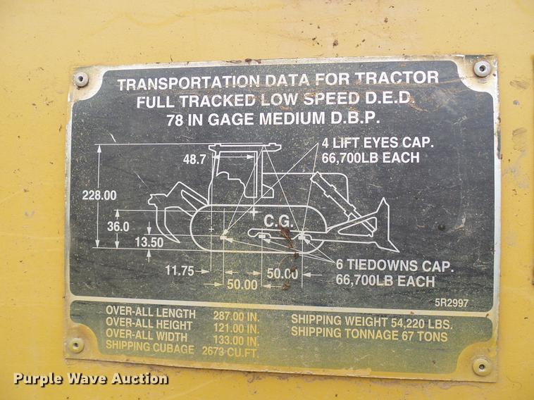 image for item EP9788 Caterpillar D7F military dozer