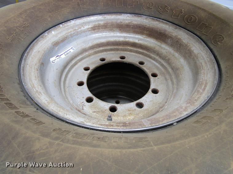 image for item EU9518 (8) 14-24 foam filled tires and wheels