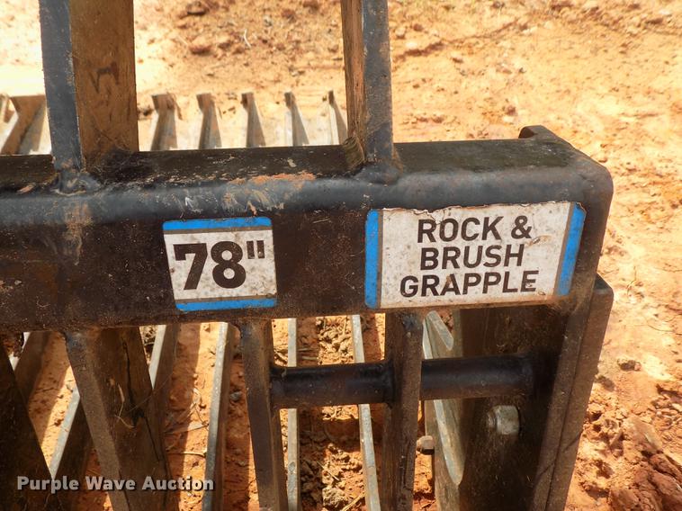 image for item FQ9054 Prime Rock & Brush skid steer grapple bucket