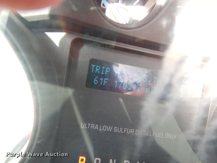 image for item K5796 2011 Ford F550 Super Duty SuperCab utility bed truck