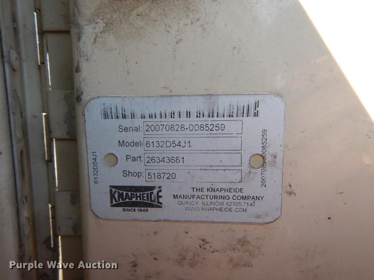 image for item K5801 2007 Ford F550 Super Duty XL utility bed truck