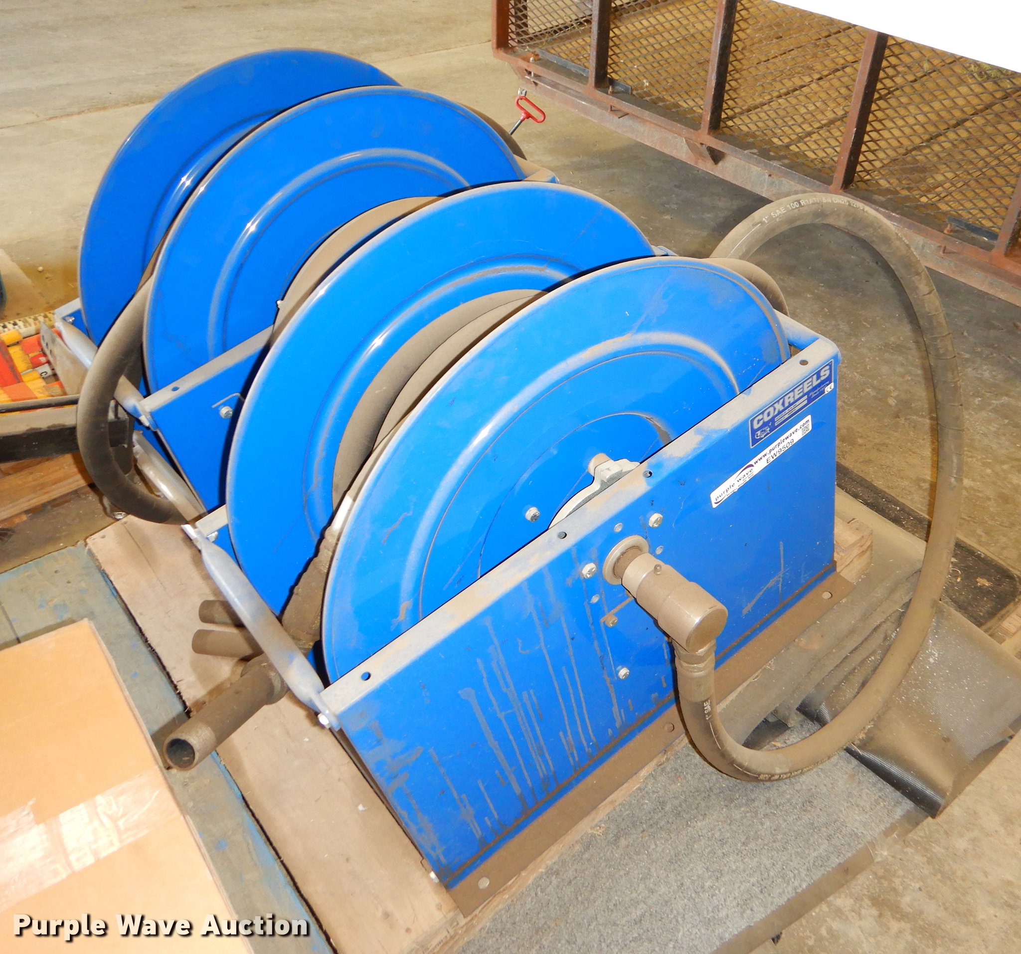 (2) Cox hose reels in Joplin, MO | Item EW9509 sold | Purple Wave