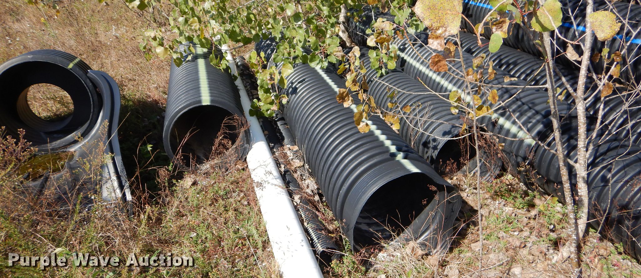 (50) plastic pipes in Joplin, MO Item EW9513 sold Purple Wave
