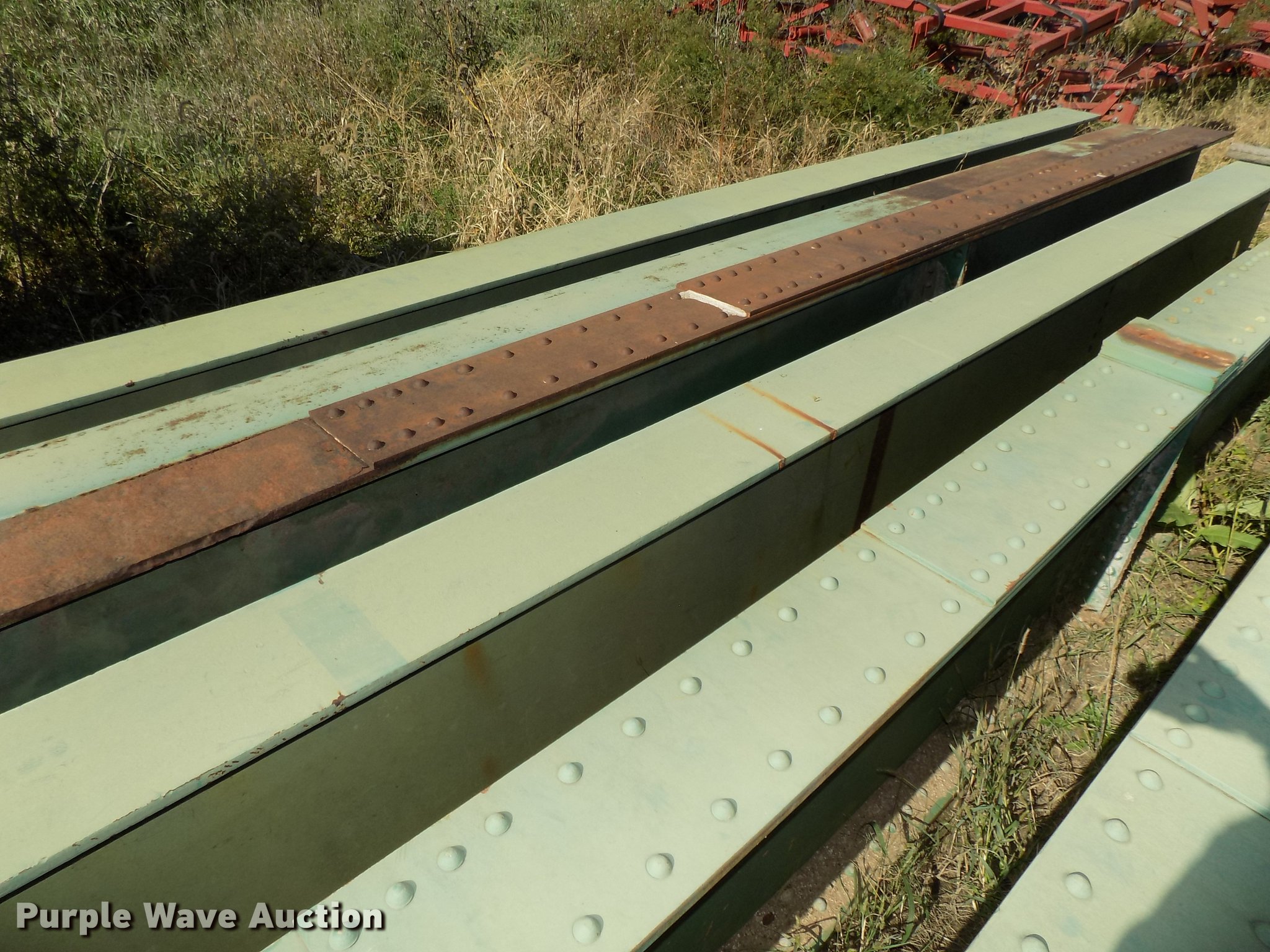 (4) steel bridge beams in Craig, MO Item G1360 sold Purple Wave
