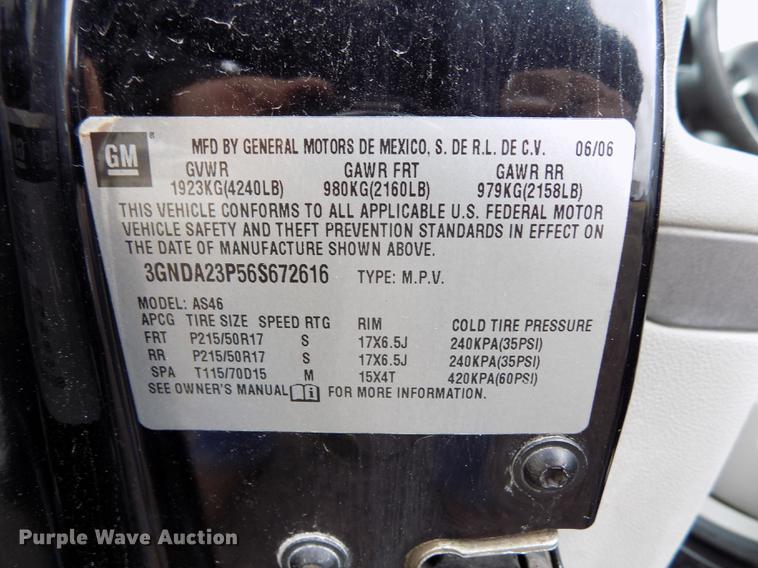 image for item DB9049 2006 Chevrolet HHR LT