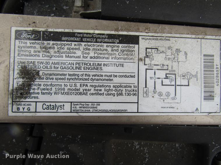 image for item DD3815 1998 Ford Explorer SUV