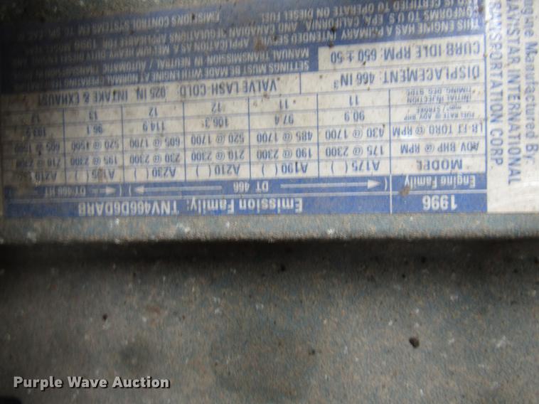 image for item DE5904 1997 International 4900 dump truck