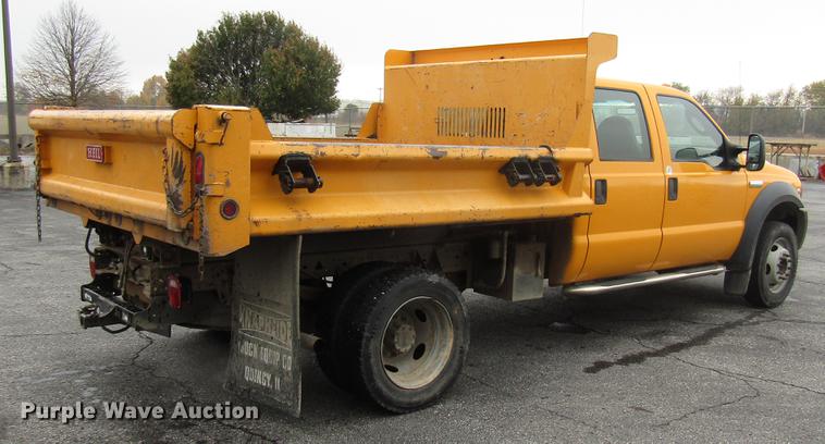 image for item DE5916 2006 Ford F450 Super Duty Crew Cab dump truck