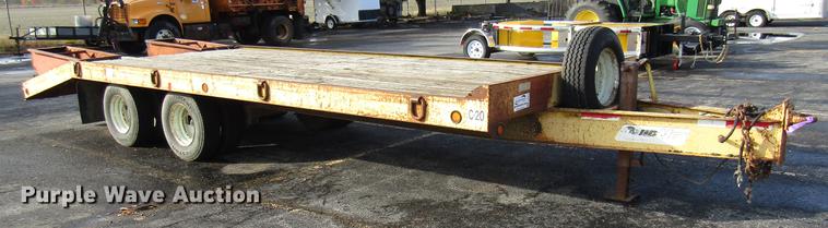 image for item DE5917 1997 Towmaster CC-20 equipment trailer