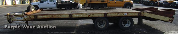 image for item DE5917 1997 Towmaster CC-20 equipment trailer
