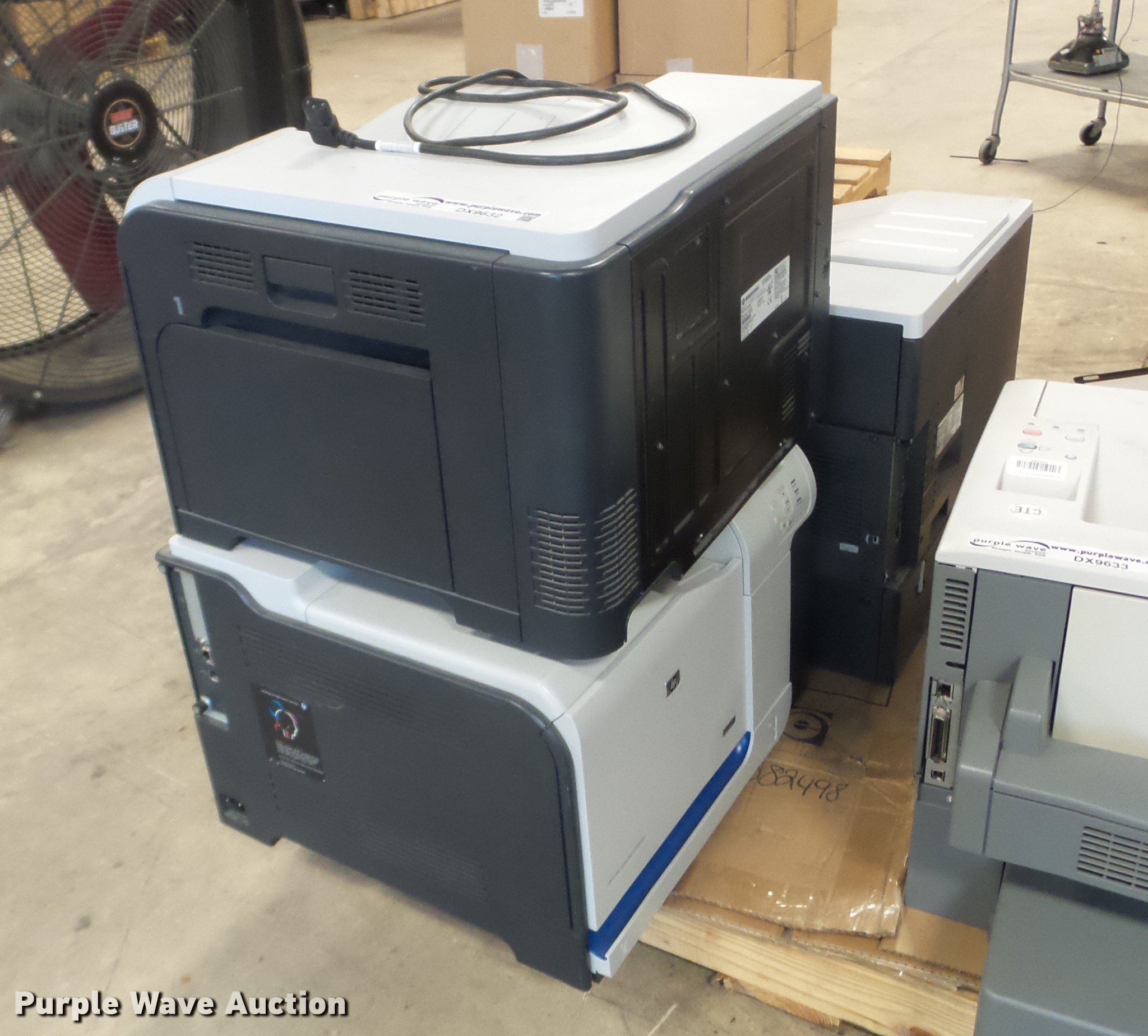 (2) printers in Des Moines, IA Item DX9632 sold Purple Wave