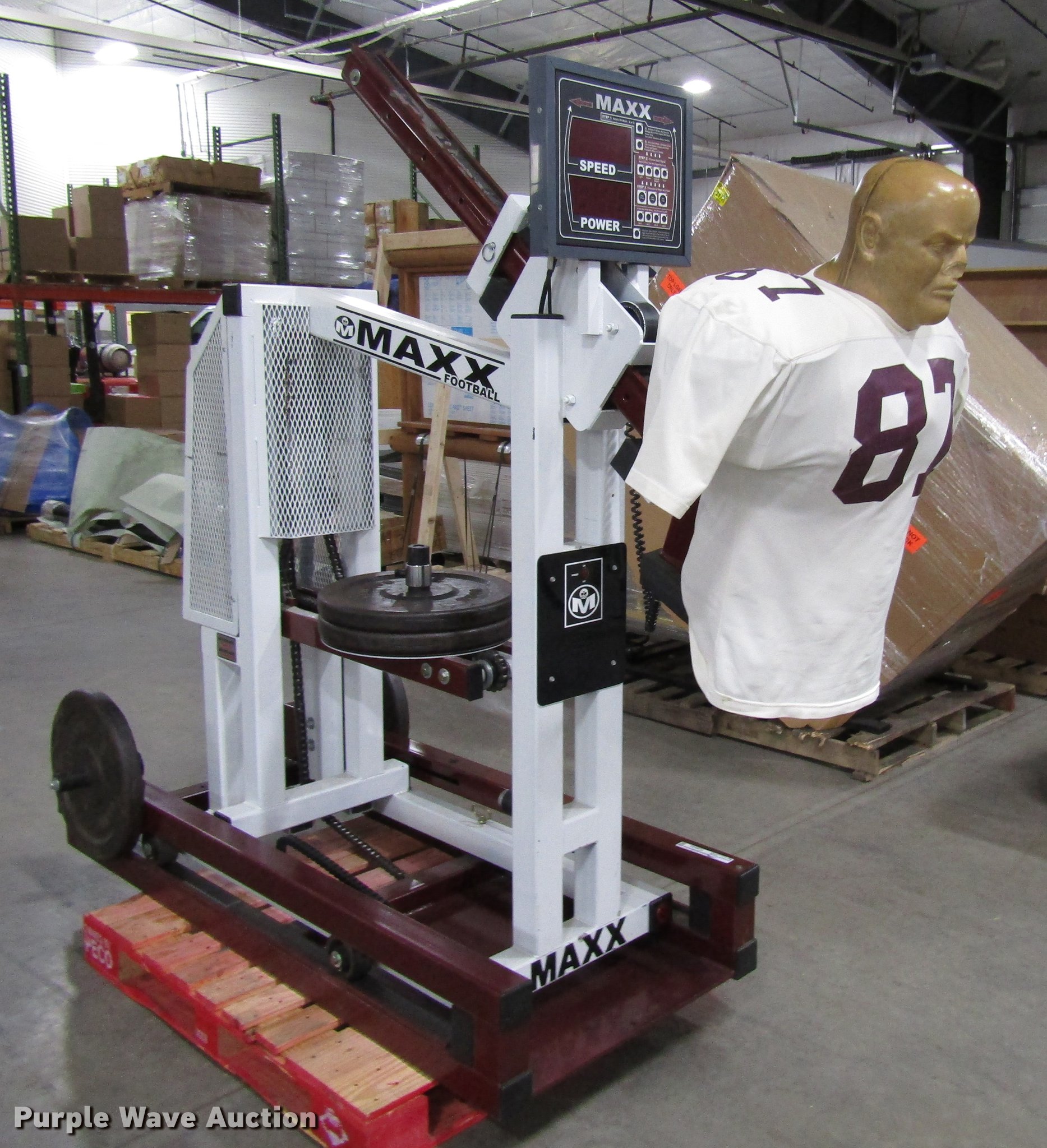 Maxx football sled in Salina, KS Item FJ9533 sold Purple Wave