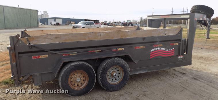 image for item DB4766 2011 Travalong dump trailer