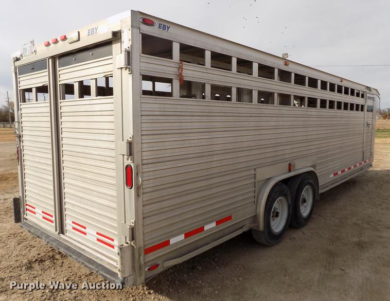 image for item DB4770 2012 Eby Ruffneck livestock trailer