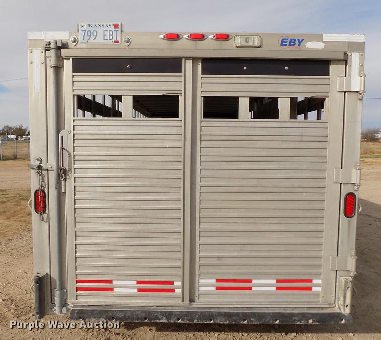 image for item DB4770 2012 Eby Ruffneck livestock trailer