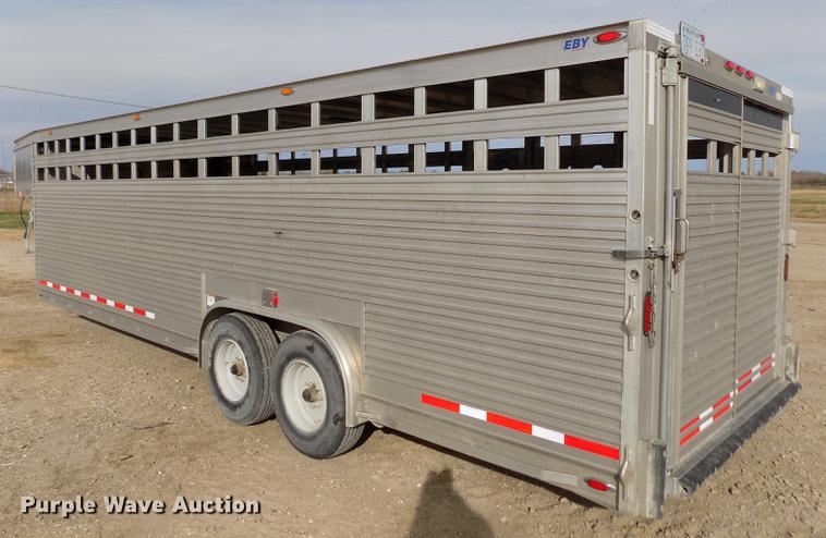 image for item DB4770 2012 Eby Ruffneck livestock trailer