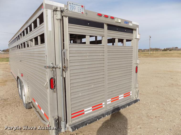image for item DB4770 2012 Eby Ruffneck livestock trailer