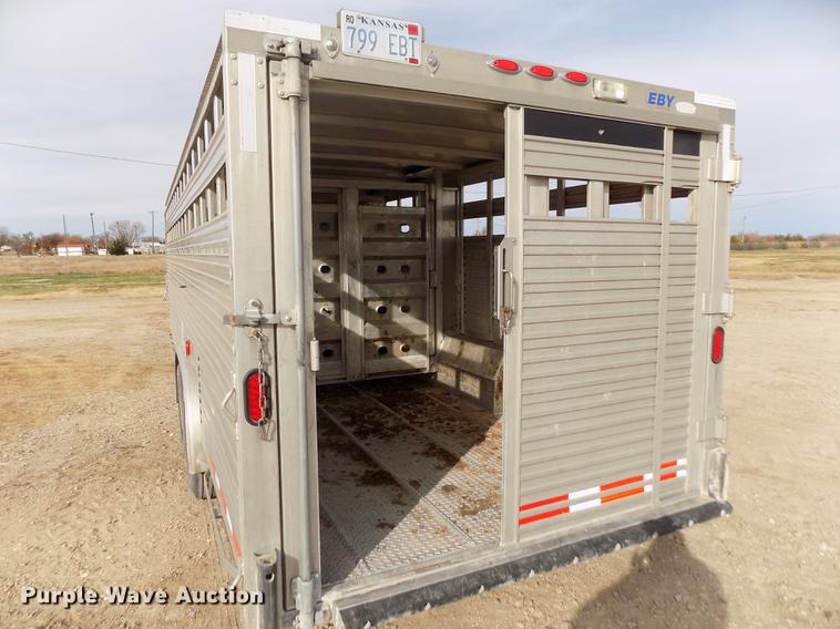 image for item DB4770 2012 Eby Ruffneck livestock trailer