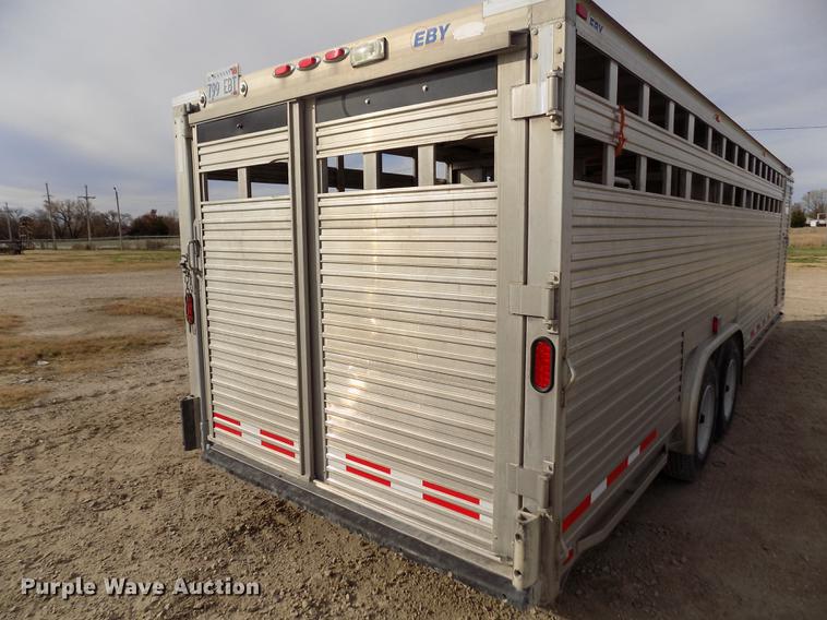 image for item DB4770 2012 Eby Ruffneck livestock trailer