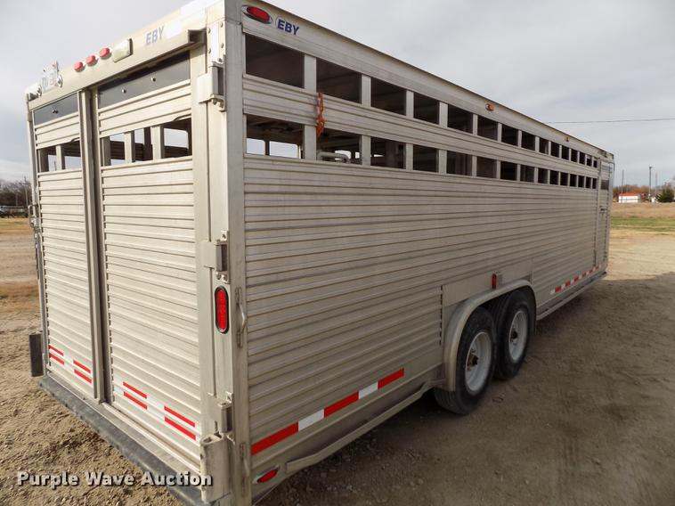 image for item DB4770 2012 Eby Ruffneck livestock trailer