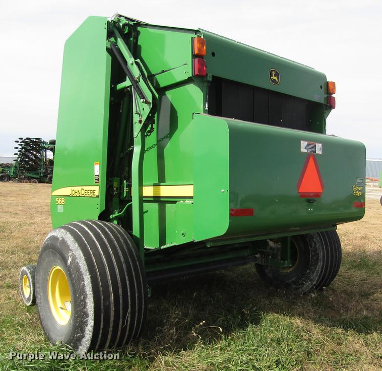 image for item DB4823 2011 John Deere 568 round baler