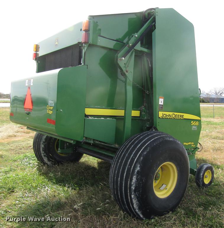 image for item DB4823 2011 John Deere 568 round baler