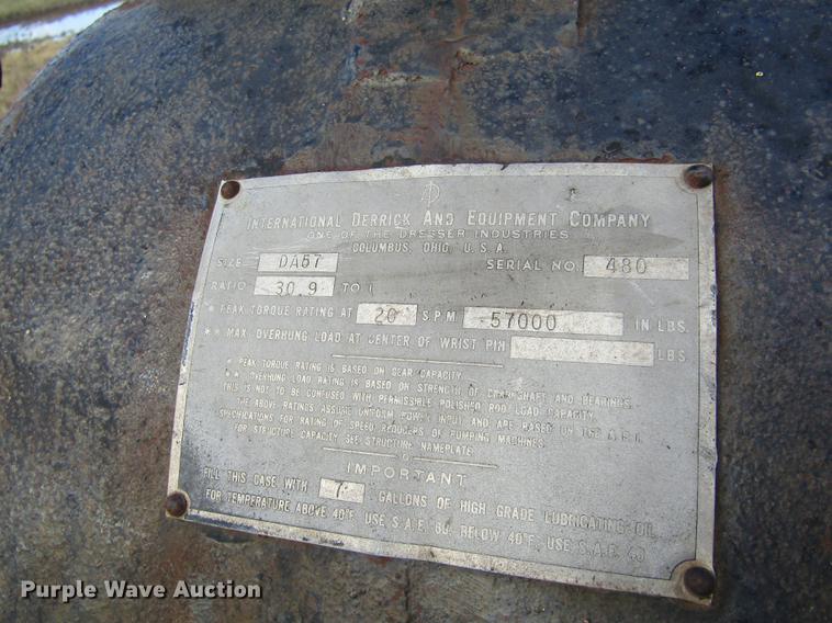 image for item DB4840 International DA57 oilfield pump jack