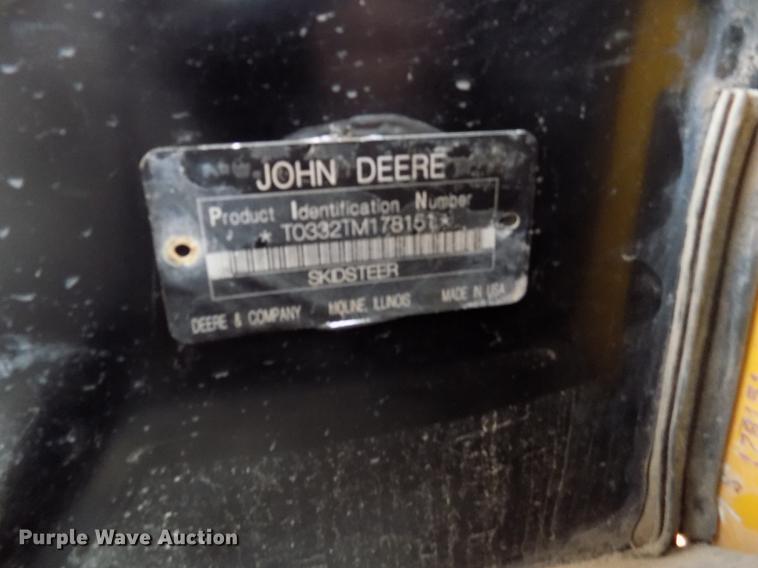 image for item DB9035 2009 John Deere CT332 skid steer