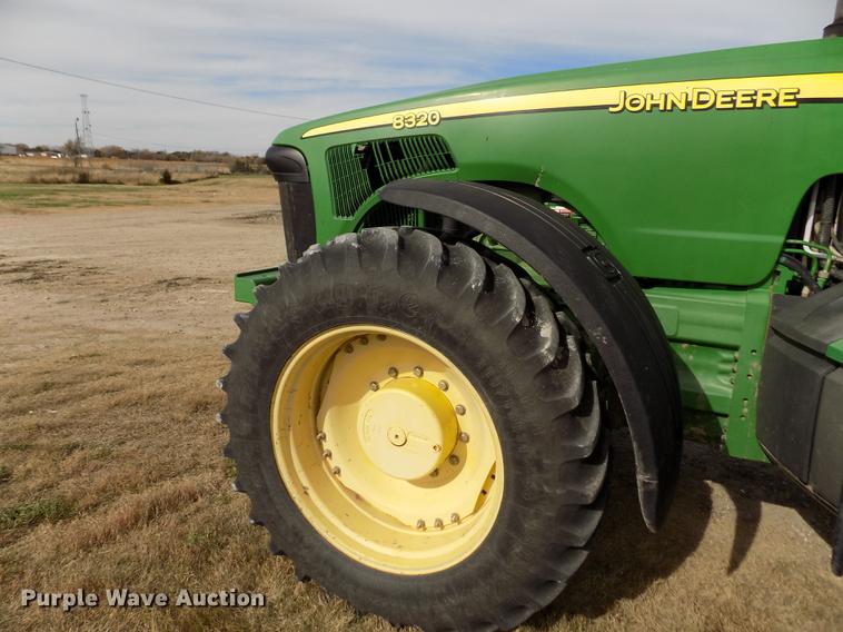 image for item DB9038 2002 John Deere 8320 MFWD tractor
