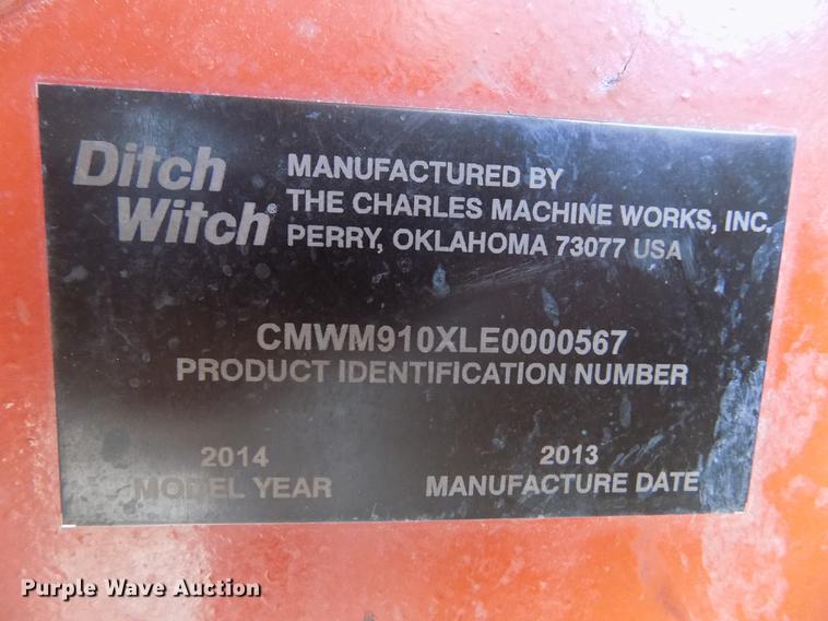 image for item DY9113 2014 Ditch Witch RT100 trencher