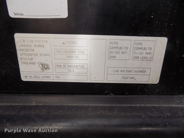 image for item DY9126 2012 JCB 506-36 telehandler