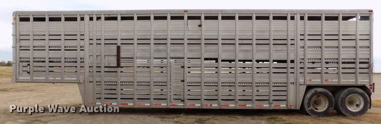 image for item DY9130 1974 Wilson Cattle Pot livestock trailer