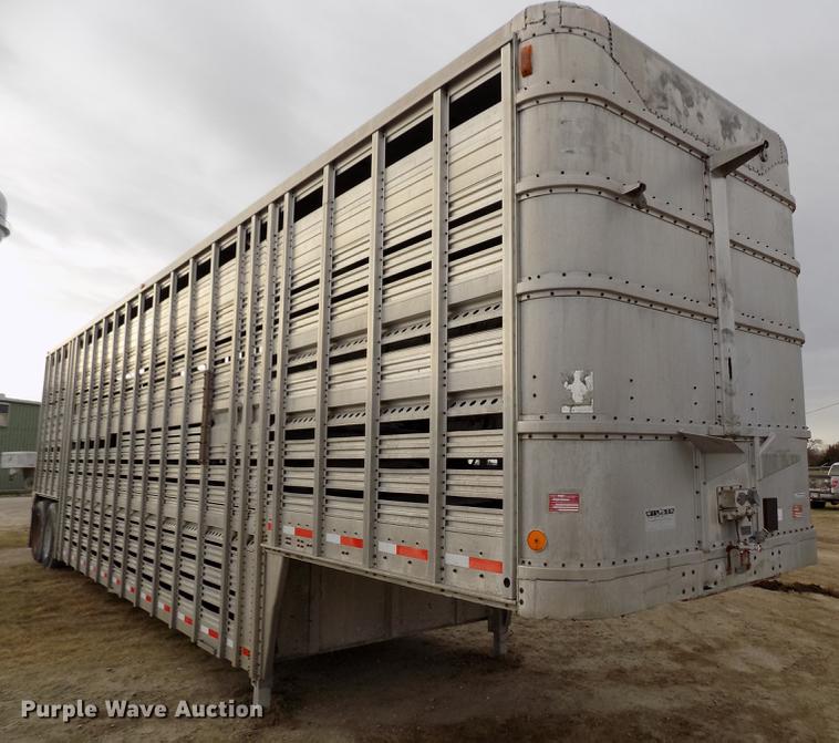 image for item DY9130 1974 Wilson Cattle Pot livestock trailer