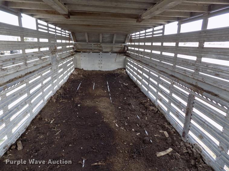 image for item DY9130 1974 Wilson Cattle Pot livestock trailer