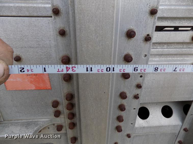 image for item DY9130 1974 Wilson Cattle Pot livestock trailer