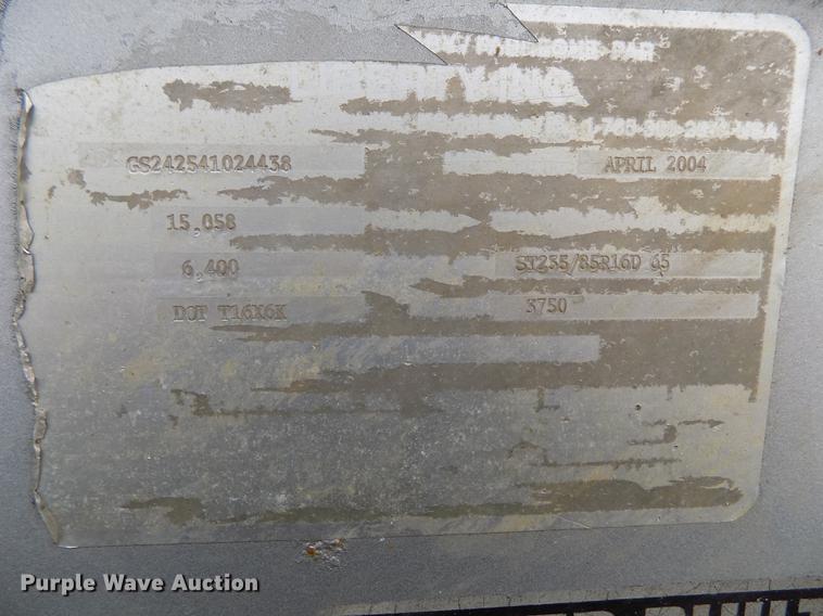 image for item DY9134 2004 Travalong livestock trailer