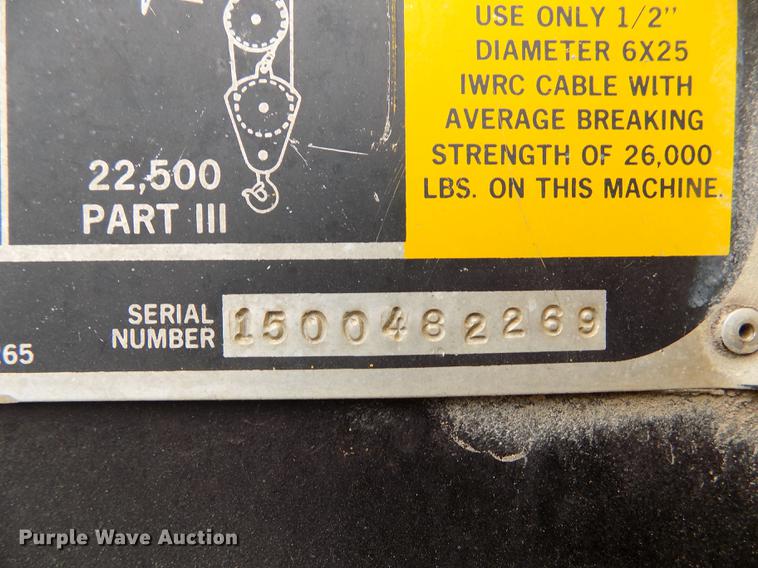 image for item DY9138 1982 Ford crane truck