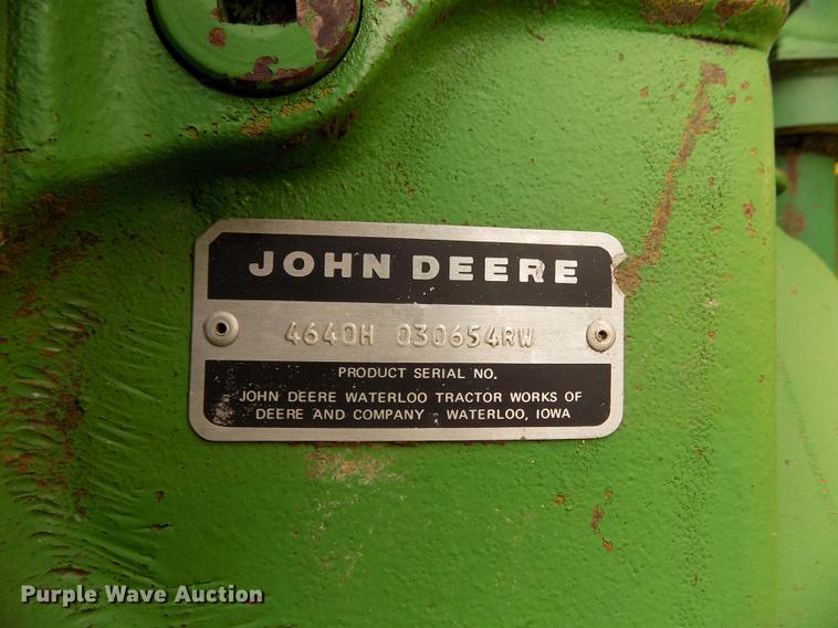 image for item DY9141 John Deere 4640 tractor