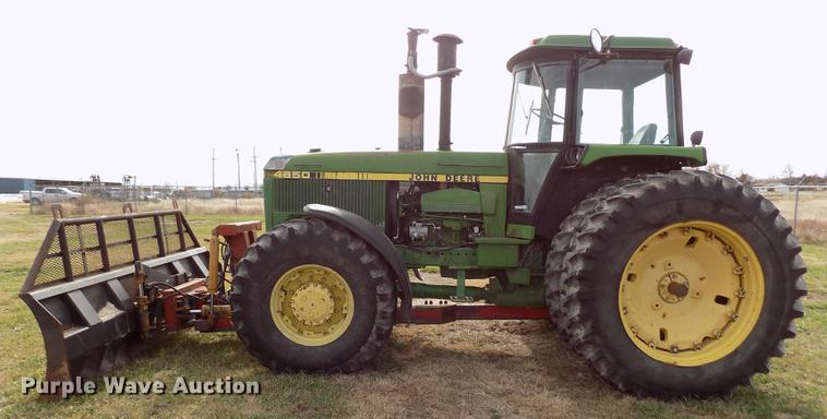 image for item DY9142 1985 John Deere 4650 MFWD tractor