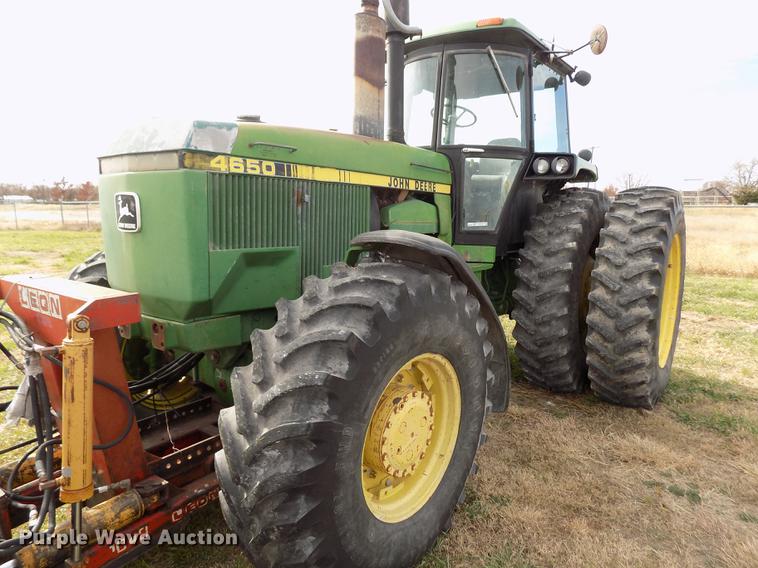 image for item DY9142 1985 John Deere 4650 MFWD tractor