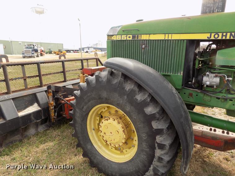 image for item DY9142 1985 John Deere 4650 MFWD tractor