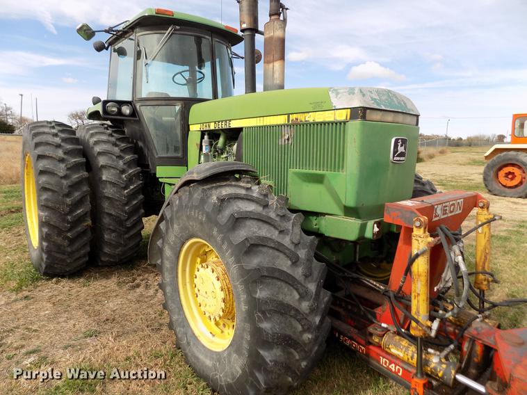image for item DY9142 1985 John Deere 4650 MFWD tractor