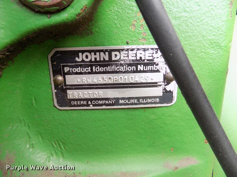 image for item DY9142 1985 John Deere 4650 MFWD tractor